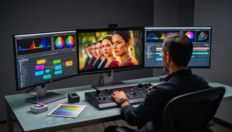 The Colorist as Co-Author: How the Grading Suite Became a Storytelling Room
